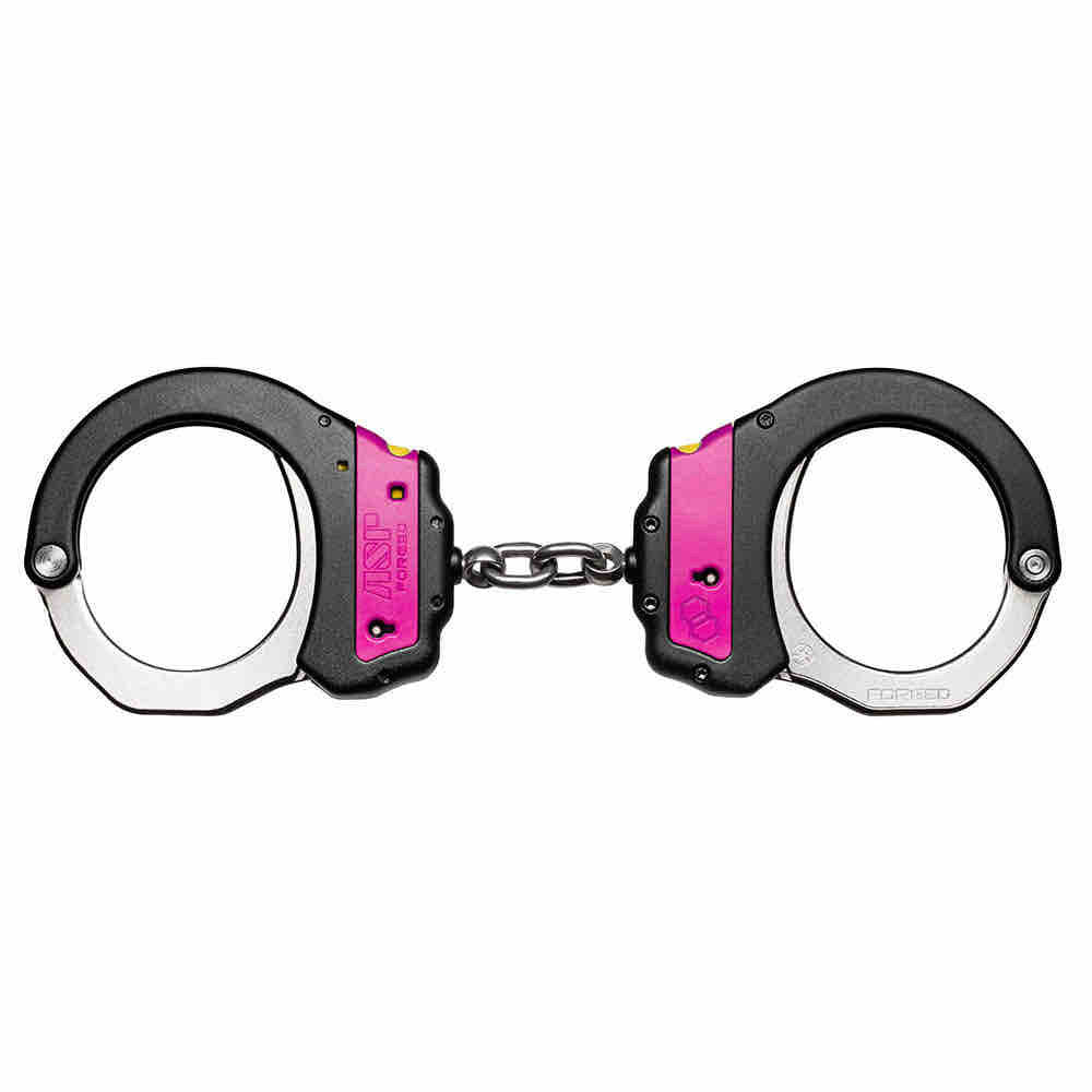 ASP Handschelle Identifier Ultra Plus Cuff Kette aus Stahl - pink