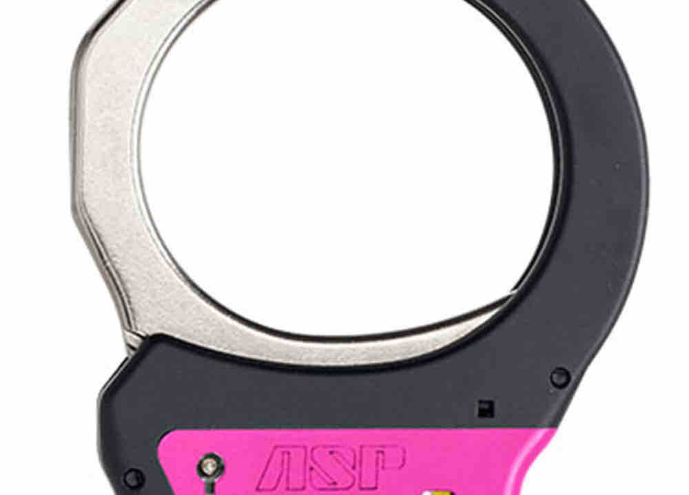 ASP Handschelle Identifier Ultra Plus Cuff Kette aus Stahl - pink
