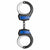 ASP Handschelle Identifier Ultra Plus Cuff Kette aus Stahl - blau