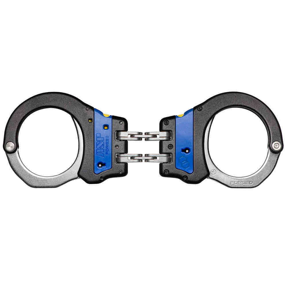 ASP Handschelle Identifier Ultra Plus Cuff Gelenk aus Stahl - blau