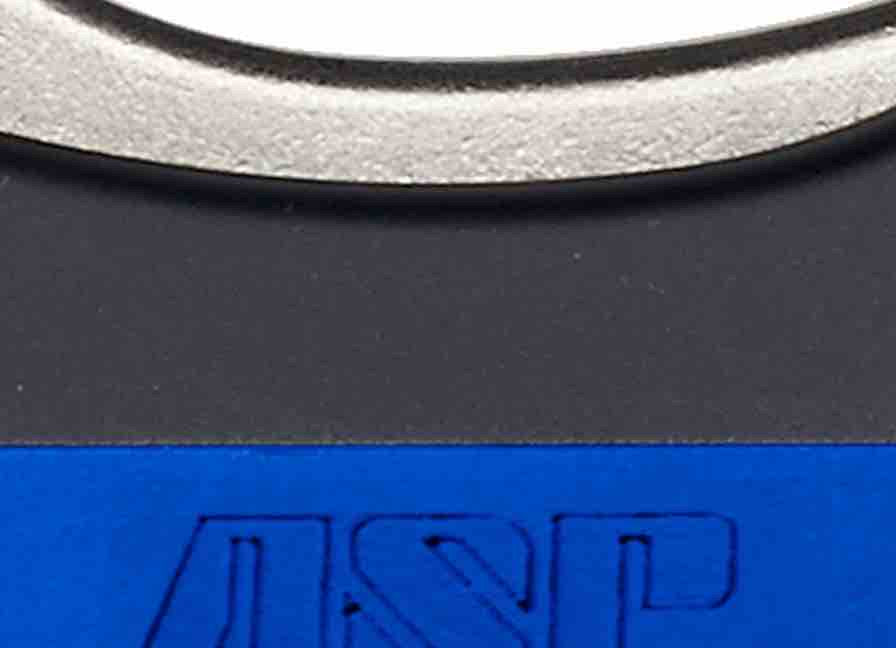 ASP Handschelle Identifier Ultra Plus Cuff Gelenk aus Stahl - blau