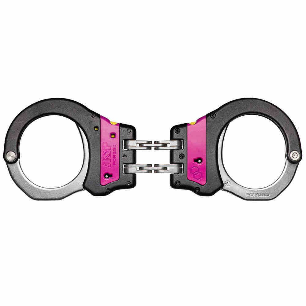 ASP Handschelle Identifier Ultra Plus Cuff Gelenk aus Stahl - pink