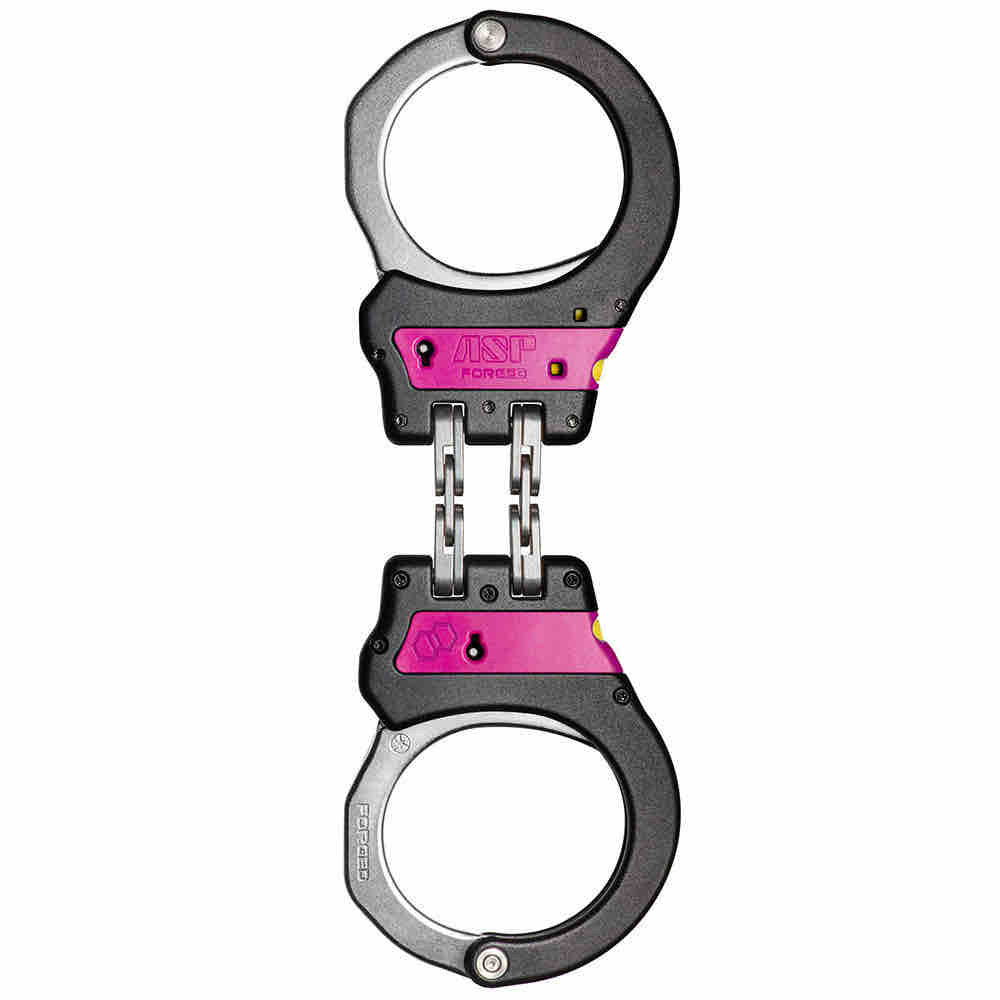 ASP Handschelle Identifier Ultra Plus Cuff Gelenk aus Stahl - pink