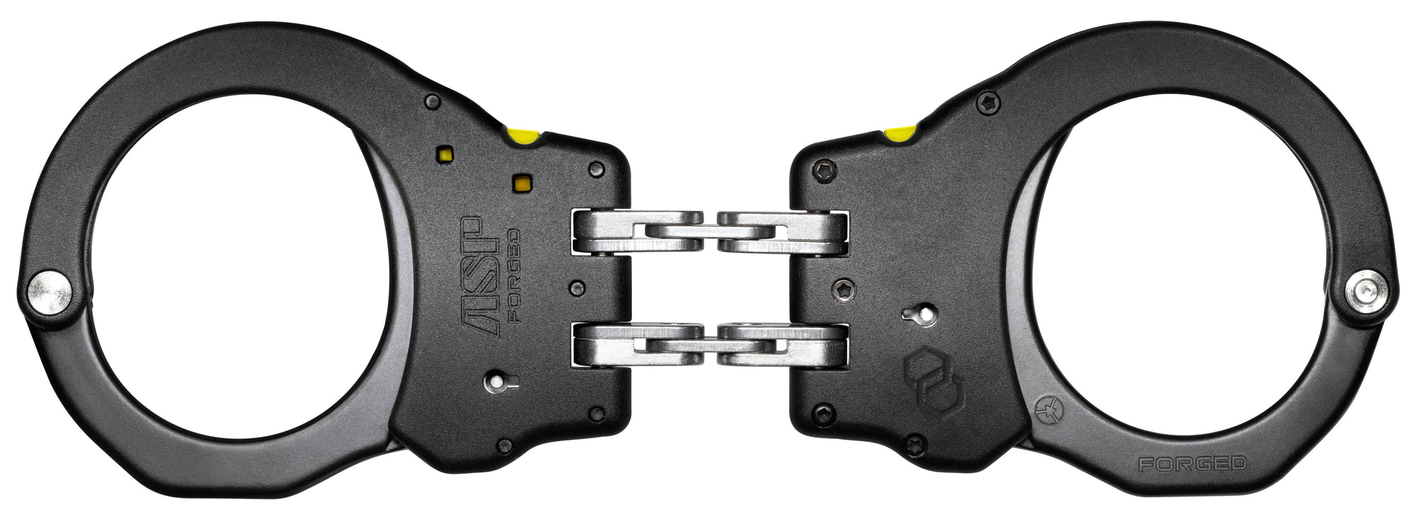 ASP Handschelle Ultra Plus Cuff mit Gelenk aus Aluminium, schwarz