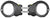 ASP Handschelle Ultra Plus Cuff mit Gelenk aus Aluminium, schwarz